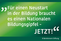 #NeustartBildungJetzt  Bertelsmann Stiftung
